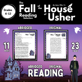 The Fall of the House of Usher Reading Selection