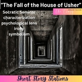 The Fall of the House of Usher Short Story Stations Lesson Unit