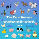The Farm Animals counting activity book