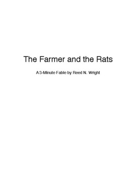 Preview of The Farmer and the Rats: A 3-Minute Fable