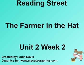 Preview of The Farmer in the Hat SmartBoard Companion 1st First Grade