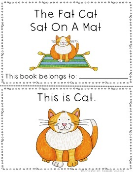 The Fat Cat Sat on a Mat Early Reader by Seaside Sources - Anna Barrett