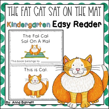 Preview of The Fat Cat Sat on a Mat Early Reader