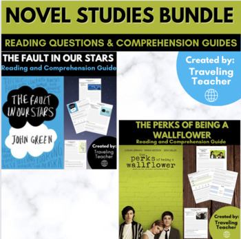 Preview of The Fault in Our Stars & Perks of Being a Wallflower Reading Guides - Bundle