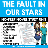 The Fault in Our Stars Novel Study Unit