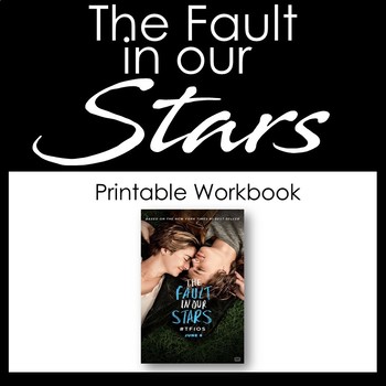 Preview of The Fault in our Stars - Printable Workbook and Unit Activities