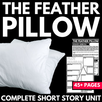 Preview of The Feather Pillow Short Story Unit - Close Reading - Halloween Short Stories