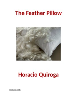 the feather pillow by horacio quiroga