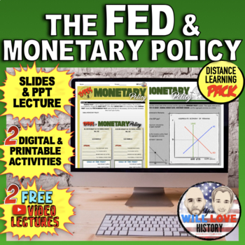 Preview of The Fed and Monetary Policy | Digital Learning Pack