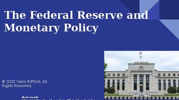 Preview of The Federal Reserve System PowerPoint