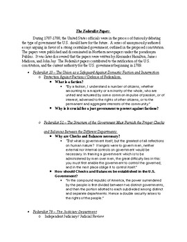 Preview of The Cold War: Guided Notes Packet