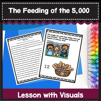 The Feeding of the 5,000 Bible Lesson Preschool Kindergarten | TPT