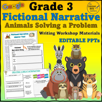 Preview of The Fictional Narrative Grade 3 Writing Workshop Bundle