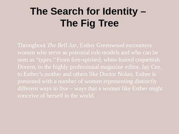 The Fig Tree THE BELL JAR and a Search for by Philo Culturo