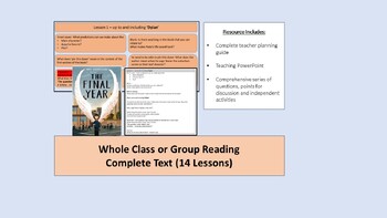 Preview of The Final Year Fully Resourced Reading Unit