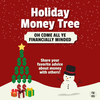 Preview of The Financial Holiday Money Tree | Personal Finance Class