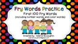 The First 100 Fry Words ~ Powerpoint Practice