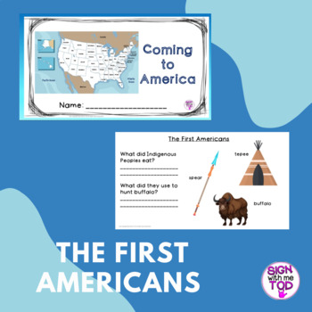 Preview of The First Americans - Notes and Review Adapted