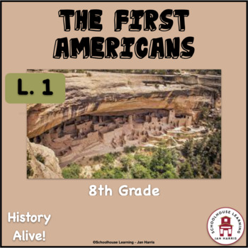 Preview of The First Americans Task Cards Lesson 1 - History Alive!