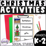 The First Christmas Social Studies Activities for Kinderga