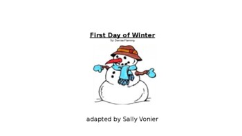 Preview of The First Day of Winter adapted books