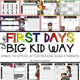 The First Day{s} The Big Kid Way