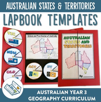 Preview of Australian States and Territories Lapbook Activities and Fact Sheets