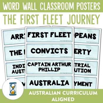 Preview of The First Fleet Word Wall