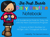 The First Grade Daily Routine - Supplement for Math Expressions