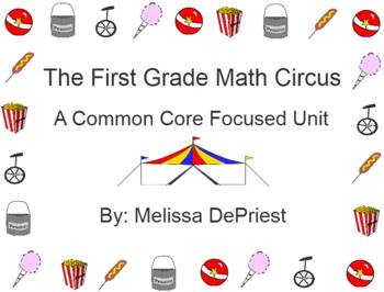Preview of The First Grade Math Circus: A Common Core Based Unit