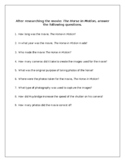 The First Movie: A Horse in Motion // Worksheet