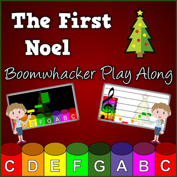 Preview of The First Noel - Boomwhacker Play Along Videos & Sheet Music