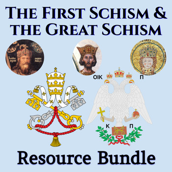 Preview of The First Schism & The Great Schism - Presentations and Interactive Notes