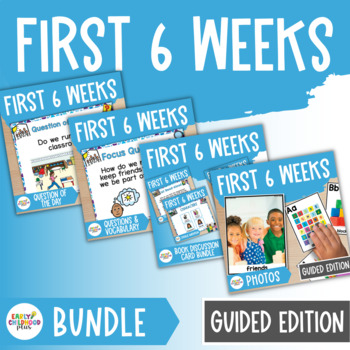 Preview of The First Six Weeks GUIDED Edition Bundle for The Creative Curriculum