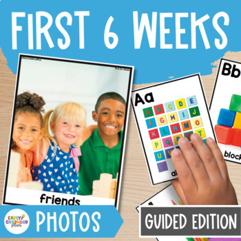 Preview of The First Six Weeks GUIDED Edition Real Photos for The Creative Curriculum
