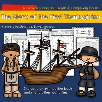 Preview of The First Thanksgiving Book with Depth and Complexity