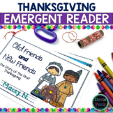 The First Thanksgiving - Emergent Reader Booklet Old Frien