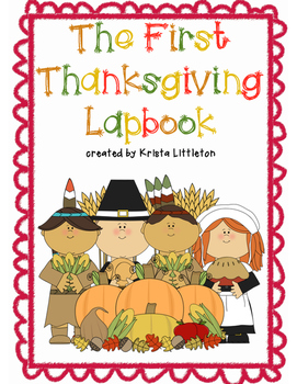 Preview of The First Thanksgiving Lapbook