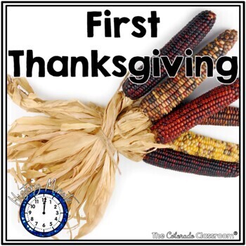 Preview of The First Thanksgiving Reading and Math Activities - A Thanksgiving Mini Unit