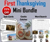 The First Thanksgiving Task Cards and Activities Bundle