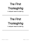 The First Thanksgiving Webquest