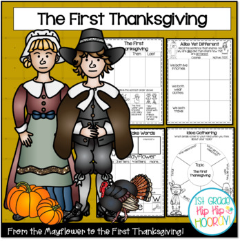 Preview of Pilgrims and Native Americans from the Mayflower to the First Thanksgiving