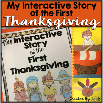 Preview of Thanksgiving Book ~ My Interactive Story of the First Thanksgiving
