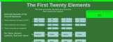 The First Twenty Elements - Self-Grading Google Sheet
