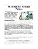 The First U.S. Political Parties