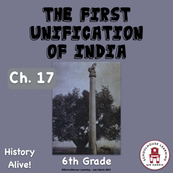 Preview of The First Unification of India Ch. 17 Task Cards - History Alive!