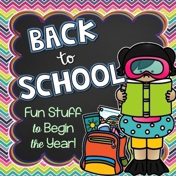 First Week of School: Read-Aloud Activities and Other Fun Stuff | TPT