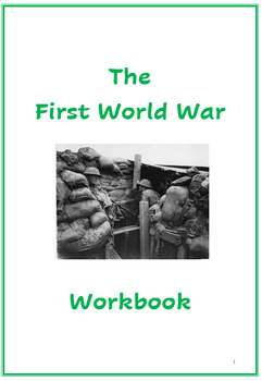 Preview of The First World War - Study Guide and Booklet WW1