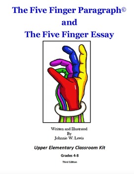 Preview of The Five Finger Paragraph© -- Upper Elementary (Gr. 4-8) Classroom Kit