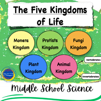 5 Kingdoms Of Living Things Chart